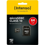 Intenso microSDXC 64GB Class 10 High Speed με αντάπτορα - Image 3