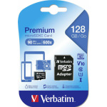 Verbatim Premium microSDXC 128GB Class 10 U1 UHS-I με αντάπτορα - Image 4
