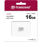 Transcend 300s microSDHC 16GB Class 10 U1 V30 A1 UHS-I - Image 3