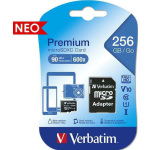 Verbatim Premium microSDXC 256GB Class 10 U1 UHS-I με αντάπτορα - Image 4