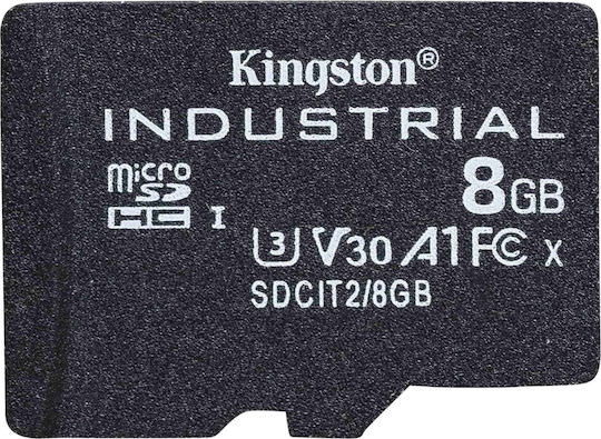 Kingston Industrial microSDHC 8GB Class 10 U3 V30 A1 UHS-I - Image 1