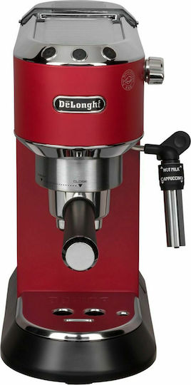De'Longhi Dedica Pump Μηχανή Espresso 1300W Πίεσης 15bar Κόκκινη - Image 1