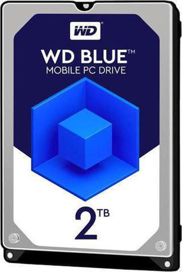 Western Digital Blue 2TB HDD Σκληρός Δίσκος 2.5" SATA III 5400rpm με 128MB Cache για PS4 / Laptop / Desktop - Image 1