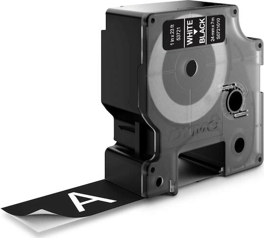 Dymo 53721 Ταινία Ετικετογράφου 7m x 24mm σε Μαύρο Χρώμα - Image 1