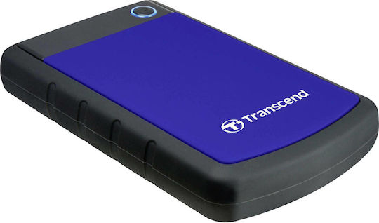 Transcend StoreJet 25H3 USB 3.0 Εξωτερικός HDD 1TB 2.5" Μπλε - Image 1