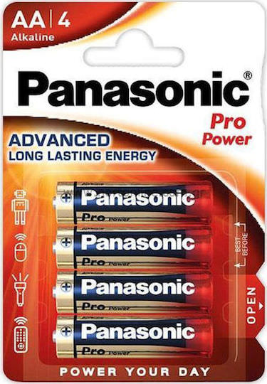 Panasonic Pro Power Αλκαλικές Μπαταρίες AA 1.5V 4τμχ - Image 1