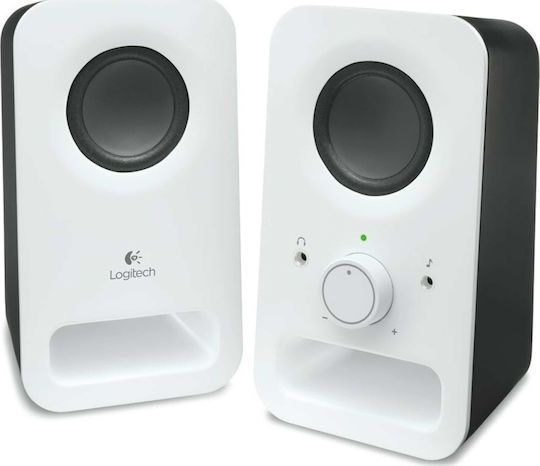 Logitech Z150 Ηχεία Υπολογιστή 2.0 με Ισχύ 3W σε Λευκό Χρώμα - Image 1