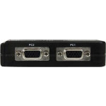 StarTech 2 Port Black USB KVM Switch Kit with Audio and Cables - Image 4