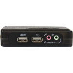 StarTech 2 Port Black USB KVM Switch Kit with Audio and Cables - Image 3