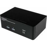StarTech 2 Port Dual DisplayPort USB KVM Switch with Audio