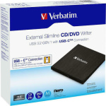 Verbatim Εξωτερικός Οδηγός Εγγραφής/Ανάγνωσης DVD/CD για Laptop / Desktop Μαύρο - Image 6