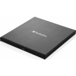 Verbatim Εξωτερικός Οδηγός Εγγραφής/Ανάγνωσης DVD/CD για Laptop / Desktop Μαύρο