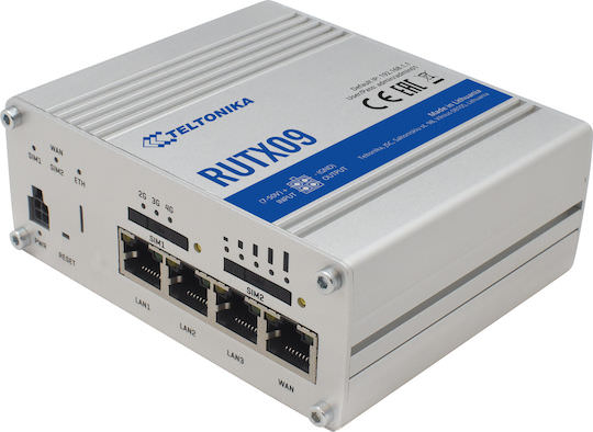 Teltonika RUTX09 v2 Ασύρματο 4G Router Wi‑Fi 5 με 4 Θύρες Gigabit - Image 1