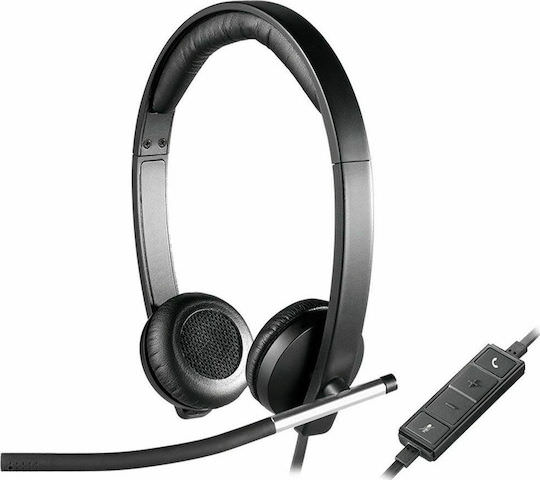Logitech H650e On Ear Multimedia Ακουστικά με μικροφωνο και σύνδεση USB - Image 1