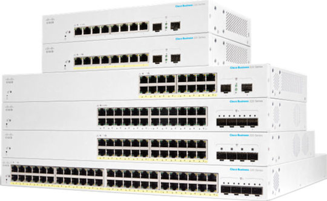 Cisco CBS220-24T-4X Managed L2 Switch με 24 Θύρες Gigabit (1Gbps) Ethernet και 4 SFP Θύρες - Image 2