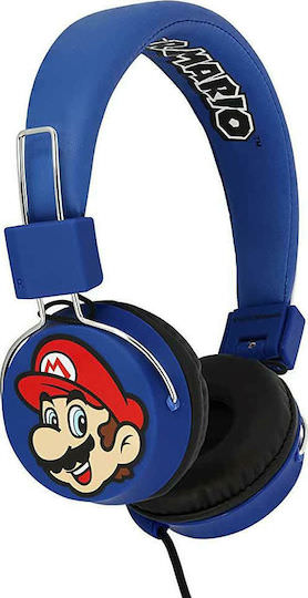 OTL Super Mario Tween Ενσύρματα Παιδικά On Ear Ακουστικά Μπλε - Image 1