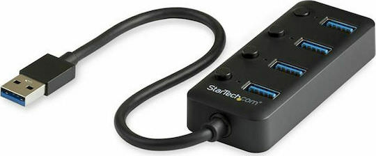 StarTech USB 3.0 Hub 4 Θυρών με σύνδεση USB-A - Image 1