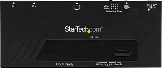 StarTech 2 Port HDMI Switch w/ Automatic and Priority Switching - 1080p - Image 1