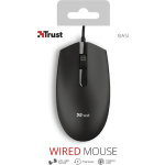 Trust Basi Ενσύρματο Ποντίκι Μαύρο - Image 4