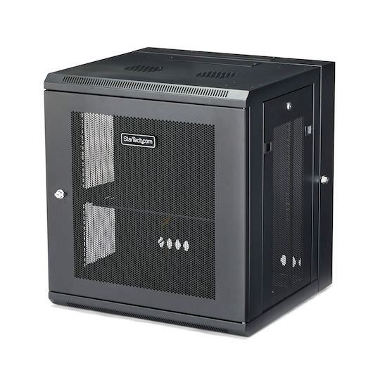 StarTech Επιτοίχια Καμπίνα Rack 12U Μαύρο RK12WALHM - Image 1