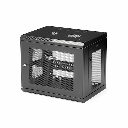 StarTech Επιτοίχια Καμπίνα Rack 9U 60x45cm Μαύρο RK9WALM - Image 1