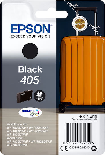 Epson 405 Γνήσιο Μελάνι Εκτυπωτή InkJet Μαύρο (C13T05G14020) - Image 1