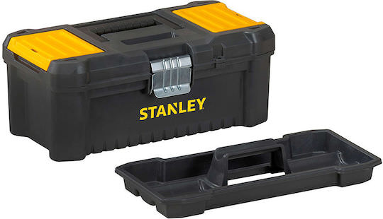Stanley Essential Εργαλειοθήκη Χειρός Πλαστική με Ταμπακιέρα Π40.6xB21xΥ19.5cm - Image 1