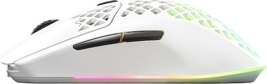 SteelSeries Aerox 3 (2022 Edition) Ασύρματο RGB Gaming Ποντίκι Snow - Image 1