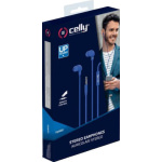 Celly UP600 In-ear Handsfree με Βύσμα 3.5mm Μπλε - Image 5
