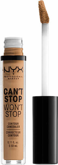 Nyx Professional Makeup Can't Stop Won't Stop Contour Liquid Concealer 10.3 Neutral Buff 3.5ml - Image 1