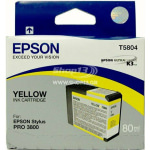 Epson T5804 Γνήσιο Μελάνι Εκτυπωτή InkJet Κίτρινο (C13T580400) - Image 3
