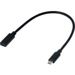 i-tec USB 3.0 Cable USB-C male - USB-C female 60W Μαύρο 0.3m (C31EXTENDCBL) - Image 4