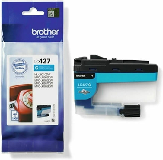 Brother LC427 Γνήσιο Μελάνι Εκτυπωτή InkJet Κυανό (LC-427C) - Image 1