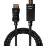 Lindy Cable DisplayPort male - HDMI female 5m Μαύρο (36924) - Image 2