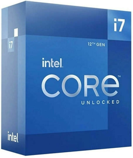 Intel Core i7-12700K 2.7GHz Επεξεργαστής 12 Πυρήνων για Socket 1700 σε Κουτί - Image 1