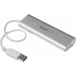StarTech USB 3.0 Hub 4 Θυρών με σύνδεση USB-A Ασημί - Image 2