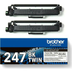 Brother TN-247BK Γνήσιο Multipack Toner Laser Εκτυπωτή Μαύρο High Yield 2τμχ TN-247BKTWIN
