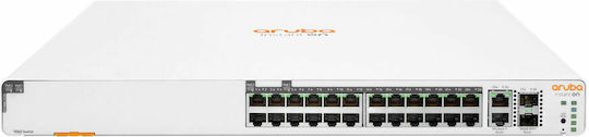 HP Aruba Instant On 1960 Managed L2 PoE+ Switch με 24 Θύρες Gigabit (1Gbps) Ethernet και 2 SFP Θύρες - Image 1