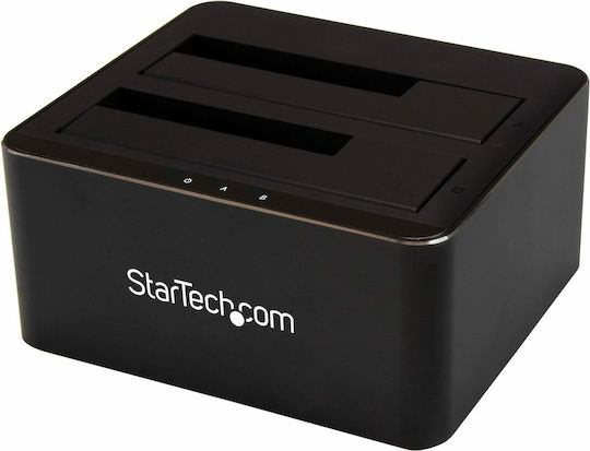 StarTech Dual-Bay SATA HDD Docking Station for 2 x 2.5/3.5" SATA Docking Station για 2 Σκληρούς Δίσκους SATA 3.5" / 2.5" με σύνδεση USB 3.0 (SDOCK2U33V) - Image 1