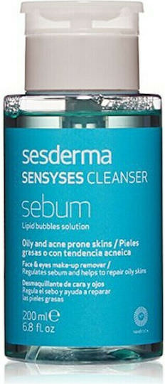 Sesderma Sebum Υγρό Αφαίρεσης Μακιγιάζ Προσώπου & Ματιών για Ακνεϊκές Επιδερμίδες 200ml - Image 1