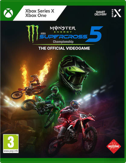 Monster Energy Supercross - The Official Videogame 5 Xbox Series X Game - Image 1