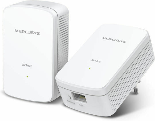 Mercusys MP500 KIT v1 Powerline Διπλού Kit για Ενσύρματη Σύνδεση και 2 Θύρες Gigabit Ethernet - Image 1
