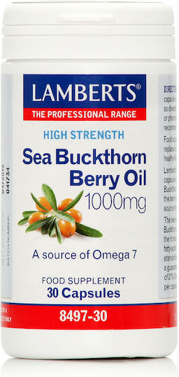 Lamberts Sea Buckthorn Berry Oil 1000mg 30 κάψουλες - Image 1