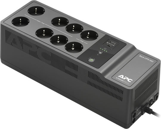 APC Back-UPS Off-Line 850VA 520W με 8 Schuko Πρίζες (BE850G2-IT) - Image 1