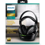 Philips SHD8850 Ασύρματα / Ενσύρματα Over Ear Ακουστικά με 20 ώρες Λειτουργίας Μαύρα - Image 3