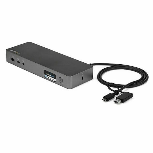 StarTech USB-A / USB-C Docking Station με HDMI/DisplayPort PD και συνδεση 2 Οθονών Γκρι (DK30C2DPEPUE) - Image 1