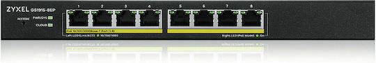 Zyxel GS1915-8EP Managed L2 Switch με 8 Θύρες Gigabit (1Gbps) Ethernet - Image 1