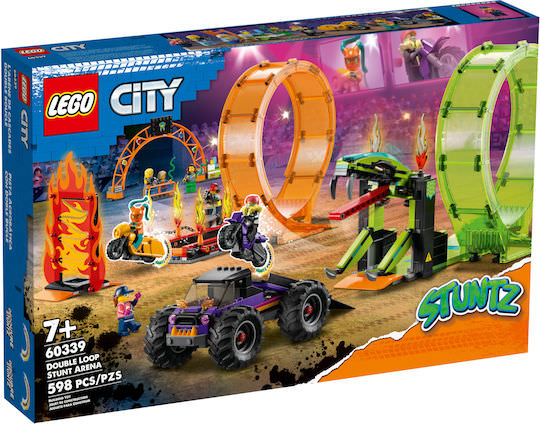LEGO City Double Loop Stunt Arena για 7+ Ετών 598τμχ - Image 1