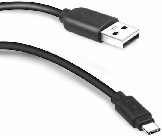 SBS Regular USB 2.0 to micro USB Cable Μαύρο 1.5m (CABLEMICROC15K) - Image 1