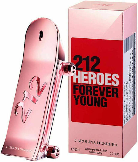 Carolina Herrera 212 Heroes For Her Eau de Parfum 80ml - Image 1